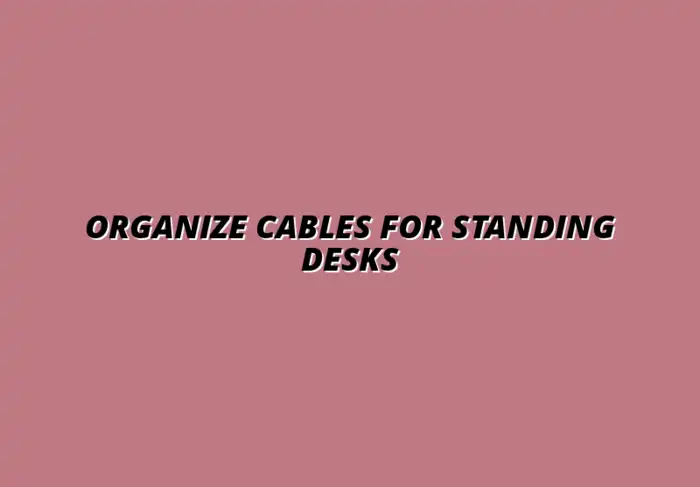 top cable management products for standing desks