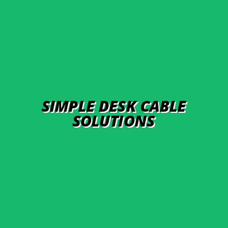 desk cable management ideas for small spaces